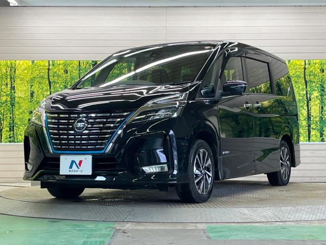 セレナ ｅ－パワー　ハイウェイスターＶ　禁煙車　純正１０型ナビＴＶ　純正１１型後席モニター　アラウンドビューモニタ　衝突被害軽減　プロパイロット　両側ハンズフリー電動ドア　アダプティブＬＥＤヘッド　純正ＯＰ１６インチＡＷ　後席オートエアコン（63枚目）