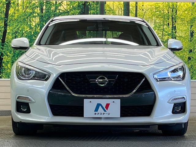 スカイライン ハイブリッド GT 後期型 禁煙車 メーカー8型ナビTV アラウンドビューモニタ プロパイロット2.0 黒内装 LEDヘッド 純正18インチAW 半革シート パワーシート 後側方車両検知警告 フロント/バックソナー(14枚目)