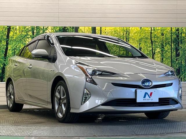 プリウス Ｓツーリングセレクション　禁煙車　純正９型ナビＴＶ　バックカメラ　セーフティセンス　レーダークルーズ　ＬＥＤヘッド　ＬＥＤフォグ　純正１７インチＡＷ　黒合皮レザーシート　シートヒーター　ＥＴＣ　Ｂｌｕｅｔｏｏｔｈ　ＤＶＤ再生（16枚目）
