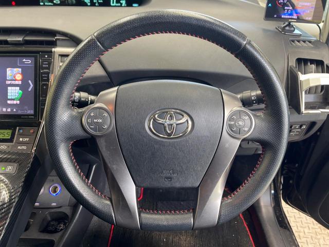 プリウス Ｓツーリングセレクション・Ｇ’ｓ　禁煙車　ＢＩＧ－Ｘ９型ナビＴＶ　バックカメラ　ＨＩＤヘッド　純正１８インチＡＷ　専用スポーツシート　ＥＴＣ　Ｂｌｕｅｔｏｏｔｈ　スマートキー　オートエアコン　オートライト　革巻ステアリング　ＤＶＤ再生（11枚目）