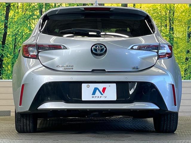 カローラスポーツ ハイブリッドＧ　禁煙車　純正９型ナビＴＶ　バックカメラ　セーフティセンス　レーダークルーズ　ブラインドスポットモニタ　インテリジェントクリアランスソナー　ＬＥＤヘッド　１６インチＡＷ　Ｂｌｕｅｔｏｏｔｈ　ＤＶＤ再生（15枚目）