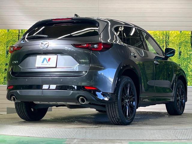 ＣＸ－５ ２５Ｓ　スポーツアピアランス　禁煙車　１０．２５型コネクトナビ　３６０°ビューモニタ　衝突被害軽減　クルージングトラフィックサポート　専用１９インチＡＷ　黒革　パワーシート　シートヒーター　電動バックドア　ＡｐｐｌｅＣａｒＰｌａｙ（17枚目）