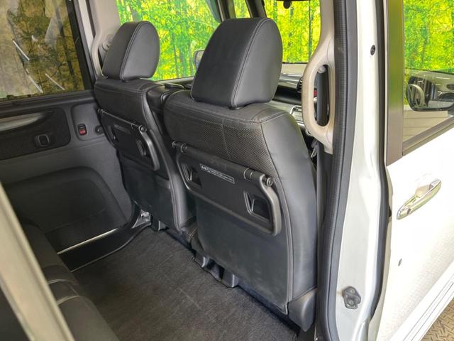 Ｎ－ＢＯＸカスタム Ｇ　ターボＳＳパッケージ　禁煙車　ナビフルセグ　両側電動ドア　バックカメラ　衝突被害軽減　ＨＩＤヘッド　純正１５インチＡＷ　半革シート　シートヒーター　コーナーセンサ　革巻ステアリング　後席シートスライド／リクライニングシート（32枚目）