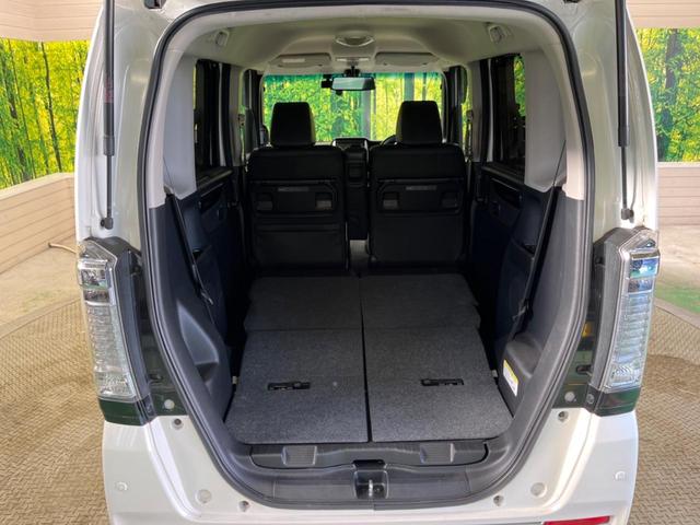 Ｎ－ＢＯＸカスタム Ｇ　ターボＳＳパッケージ　禁煙車　ナビフルセグ　両側電動ドア　バックカメラ　衝突被害軽減　ＨＩＤヘッド　純正１５インチＡＷ　半革シート　シートヒーター　コーナーセンサ　革巻ステアリング　後席シートスライド／リクライニングシート（34枚目）