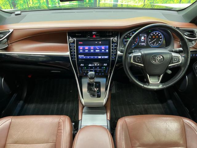 ハリアー プログレス　メタル　アンド　レザーパッケージ　モデリスタエアロ　禁煙車　サドルタン革　メーカー９．２型ナビＴＶ　ＪＢＬサウンド　パノラミックビューモニタ　セーフティセンス　レーダークルーズ　インテリジェントクリアランスソナー　ポジションメモリ（2枚目）