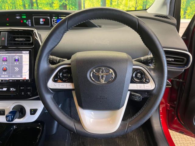 プリウス Ａツーリングセレクション　禁煙車　ＢＩＧ－Ｘ９型ナビＴＶ　バックカメラ　セーフティセンス　レーダークルーズ　ブラインドスポットモニタ　インテリジェントクリアランスソナー　ＬＥＤフォグ　黒合皮シート　シートヒーター　ＥＴＣ（9枚目）