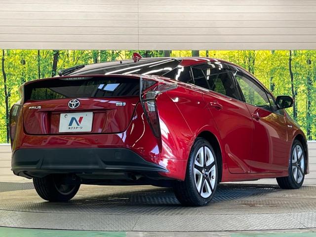 プリウス Ａツーリングセレクション　禁煙車　ＢＩＧ－Ｘ９型ナビＴＶ　バックカメラ　セーフティセンス　レーダークルーズ　ブラインドスポットモニタ　インテリジェントクリアランスソナー　ＬＥＤフォグ　黒合皮シート　シートヒーター　ＥＴＣ（18枚目）