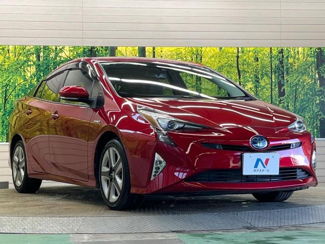 プリウス Ａツーリングセレクション　禁煙車　ＢＩＧ－Ｘ９型ナビＴＶ　バックカメラ　セーフティセンス　レーダークルーズ　ブラインドスポットモニタ　インテリジェントクリアランスソナー　ＬＥＤフォグ　黒合皮シート　シートヒーター　ＥＴＣ（23枚目）