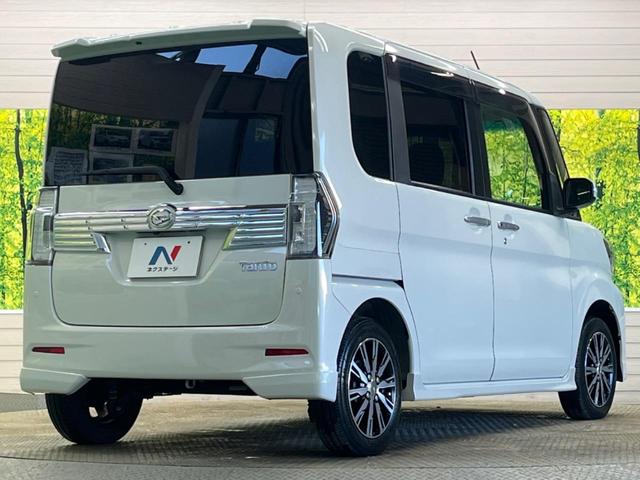 タント カスタムＸ　トップエディションＳＡＩＩ　禁煙車　純正ナビフルセグ　バックカメラ　電動スライドドア　衝突被害軽減　ＬＥＤヘッド　純正１４インチＡＷ　半革シート　Ｂｌｕｅｔｏｏｔｈ　スマートキー　オートエアコン　後席サンシェード　ＤＶＤ再生（16枚目）