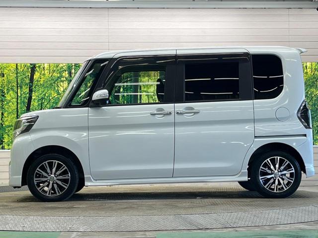 タント カスタムＸ　トップエディションＳＡＩＩ　禁煙車　純正ナビフルセグ　バックカメラ　電動スライドドア　衝突被害軽減　ＬＥＤヘッド　純正１４インチＡＷ　半革シート　Ｂｌｕｅｔｏｏｔｈ　スマートキー　オートエアコン　後席サンシェード　ＤＶＤ再生（25枚目）