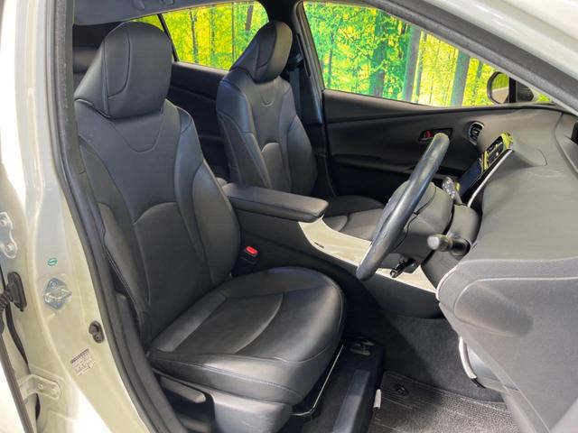 プリウス Ａツーリングセレクション　禁煙車　ＢＩＧ－Ｘ９型ナビＴＶ　バックカメラ　セーフティセンス　レーダークルーズ　ブラインドスポットモニタ　インテリジェントクリアランスソナー　黒合皮シート（9枚目）