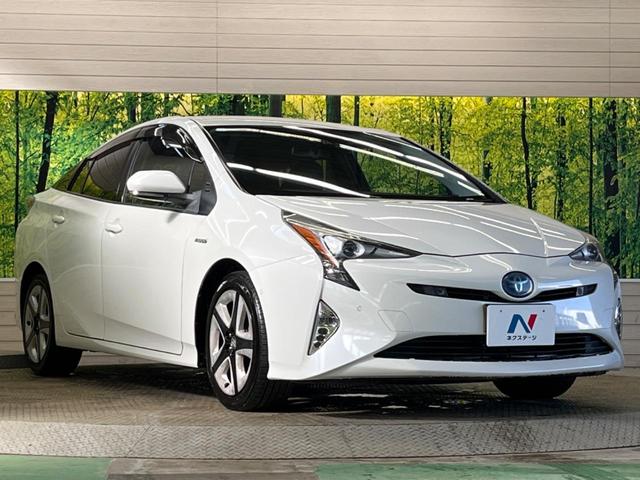 プリウス Ａツーリングセレクション　禁煙車　ＢＩＧ－Ｘ９型ナビＴＶ　バックカメラ　セーフティセンス　レーダークルーズ　ブラインドスポットモニタ　インテリジェントクリアランスソナー　黒合皮シート（16枚目）