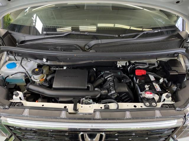 Ｎ－ＢＯＸカスタム ベースグレード　届出済未使用車　ホンダセンシング　電動スライドドア　ＬＥＤヘッド　渋滞追従アダプティブクルーズ　リアパーキングセンサ　電動パーキングブレーキ　オートブレーキホールド　シートヒーター　後席サンシェード（19枚目）