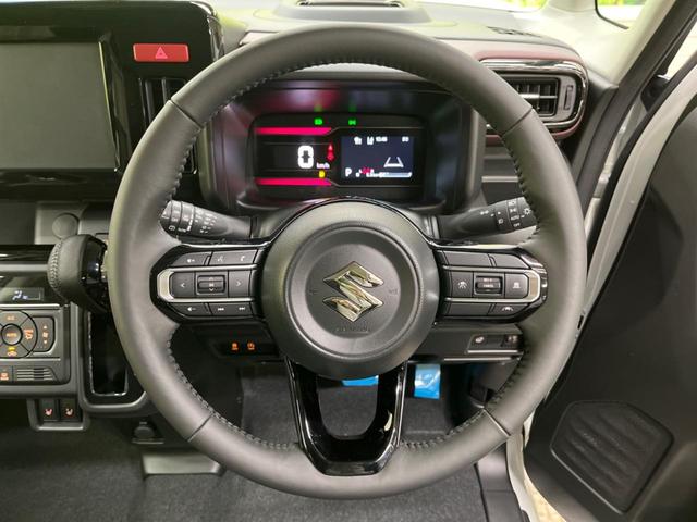 スペーシアカスタム ハイブリッドＸＳ　届出済未使用車　２トーンルーフ　セーフティサポート　両側電動ドア　アダプティブクルーズ　ＬＥＤヘッド　純正１５インチＡＷ　半革シート　シートヒーター　後席サーキュレーター　サンシェード　オットマン（11枚目）