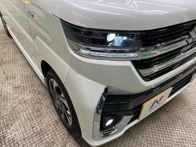 スペーシアカスタム ハイブリッドＸＳ　届出済未使用車　２トーンルーフ　セーフティサポート　両側電動ドア　アダプティブクルーズ　ＬＥＤヘッド　純正１５インチＡＷ　半革シート　シートヒーター　後席サーキュレーター　サンシェード　オットマン（56枚目）