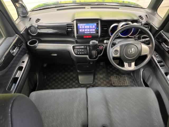 Ｎ－ＢＯＸカスタム Ｇ・Ｌパッケージ　禁煙車　純正ナビフルセグ　電動スライドドア　ＨＩＤヘッド　純正１４インチＡＷ　Ｂｌｕｅｔｏｏｔｈ　スマートキー　オートエアコン　オートライト　ＤＶＤ再生（2枚目）