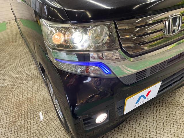 Ｎ－ＢＯＸカスタム Ｇ・Ｌパッケージ　禁煙車　純正ナビフルセグ　電動スライドドア　ＨＩＤヘッド　純正１４インチＡＷ　Ｂｌｕｅｔｏｏｔｈ　スマートキー　オートエアコン　オートライト　ＤＶＤ再生（12枚目）