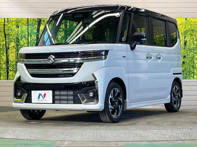 スペーシアカスタム ハイブリッドＸＳ　届出済未使用車　セーフティサポート　アダプティブクルーズ　ＬＥＤヘッド　純正１５インチＡＷ　半革　シートヒーター　電動パーキングブレーキ　オートブレーキホールド　後席サーキュレーター／サンシェード（50枚目）