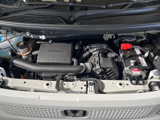 Ｎ－ＢＯＸ ベースグレード　禁煙車　ナビＴＶ　バックカメラ　電動スライドドア　ホンダセンシング　渋滞追従アダプティブクルーズ　パーキングセンサ　電動パーキングブレーキ　ＬＥＤヘッド　シートヒーター　後席サンシェード（19枚目）