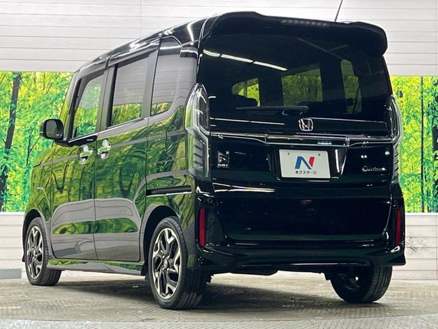 Ｎ－ＢＯＸカスタム Ｇ・Ｌターボホンダセンシング　禁煙車　ナビフルセグ　両側電動ドア　バックカメラ　衝突軽減　アダプティブクルーズ　ＬＥＤヘッド　純正１５インチＡＷ　半革シート　ＥＴＣ　Ｂｌｕｅｔｏｏｔｈ　革巻ステアリング　８スピーカー　ＤＶＤ再生（23枚目）