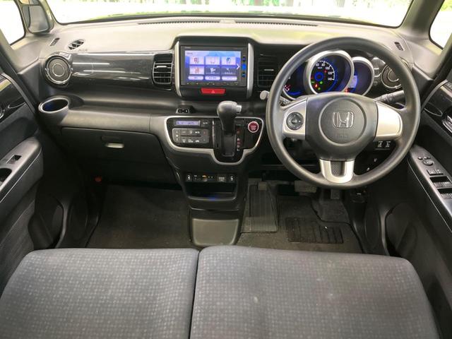 Ｎ－ＢＯＸカスタム Ｇ　ＳＳブラックスタイルパッケージ　禁煙車　衝突軽減　両側電動スライドドア　純正ナビ　フルセグ　バックカメラ　シートヒーター　ドライブレコーダー　ＥＴＣ　ＨＩＤヘッド　オートライト　オートエアコン　ロールサンシェード（2枚目）