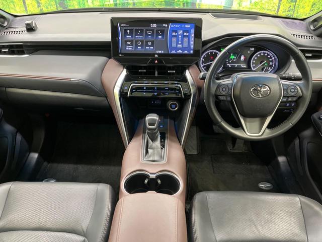 ハリアー Ｚ　レザーパッケージ　調光パノラマルーフ　禁煙車　メーカー１２．３型ナビＴＶ　ＪＢＬサウンド　パノラミックビューモニタ　ブラウン内装　セーフティセンス　デジタルインナーミラー　電動バックドア　シートベンチレーション（2枚目）