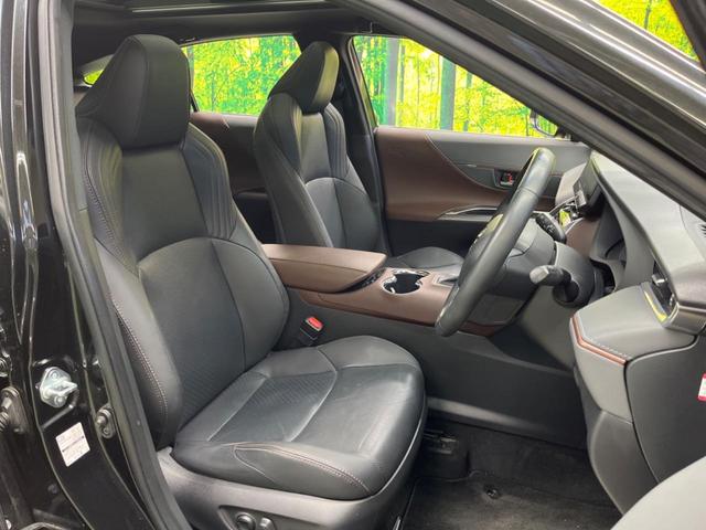 ハリアー Ｚ　レザーパッケージ　調光パノラマルーフ　禁煙車　メーカー１２．３型ナビＴＶ　ＪＢＬサウンド　パノラミックビューモニタ　ブラウン内装　セーフティセンス　デジタルインナーミラー　電動バックドア　シートベンチレーション（9枚目）