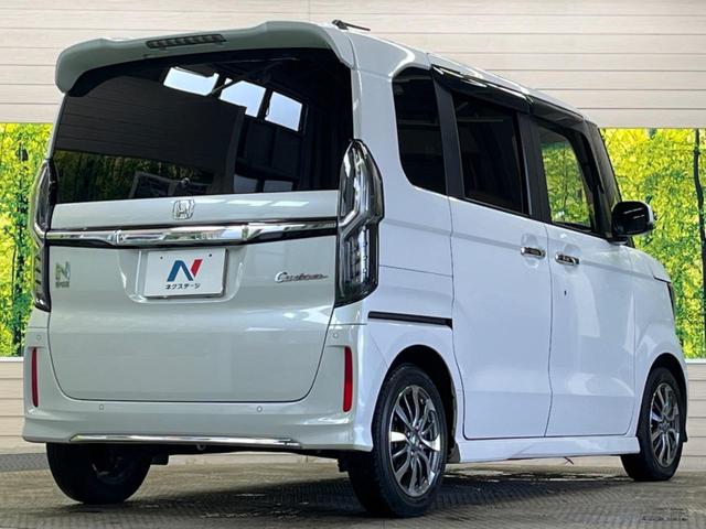 N-BOXカスタム L 禁煙車 ナビTV 両側電動ドア バックカメラ ホンダセンシング 渋滞追従アダプティブクルーズ リアパーキングセンサ 電動パーキングブレーキ シートヒーター 後席サンシェード DVD再生(17枚目)