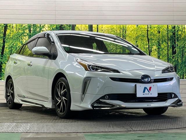 プリウス Ａツーリングセレクション　モデリスタエアロ　純正９型ナビＴＶ　パノラミックビューモニタ　セーフティセンス　ブラインドスポットモニタ　インテリジェントクリアランスソナー　モデリスタ１７インチＡＷ　パワーシート　シートヒーター（16枚目）