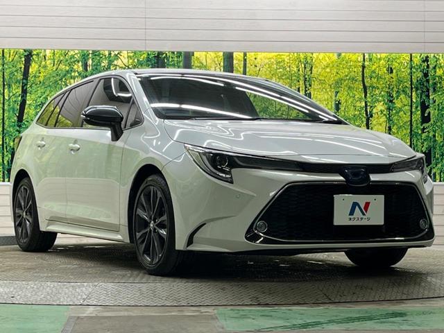 カローラツーリング ハイブリッド　ダブルバイビー　禁煙車　純正９型ナビ　バックカメラ　セーフティセンス　ブラインドスポットモニタ　シートヒーター　ステアリングヒーター　ＬＥＤデイライト　純正１７インチＡＷ　半革シート　ＡｐｐｌｅＣａｒＰｌａｙ　ＥＴＣ（16枚目）