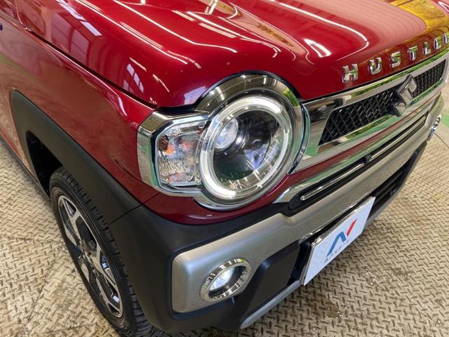 ハスラー Ｊスタイル　禁煙車　メーカー９型ナビＴＶ　全方位モニタ　セーフティサポート　ＬＥＤヘッド　純正１５インチＡＷ　ルーフレール　シートヒーター　ＡｐｐｌｅＣａｒＰｌａｙ　リアパーキングセンサ　ＤＶＤ再生（12枚目）