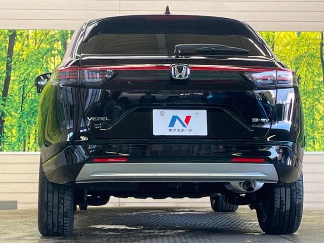 ヴェゼル ｅ：ＨＥＶ　Ｚ　禁煙車　純正８型ディスプレイ　バックカメラ　ホンダセンシング　渋滞追従アダプティブクルーズ　純正１８インチＡＷ　半革シート　シートヒーター　ハンズフリー電動バックドア　ＡｐｐｌｅＣａｒＰｌａｙ　ＥＴＣ（15枚目）