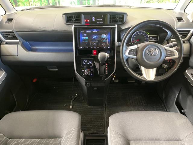 ルーミー カスタムG 禁煙車 9型ナビTV 両側電動ドア バックカメラ スマートアシストIII コーナーセンサ LEDヘッド 純正14インチAW ETC Bluetooth スマートキー オートエアコン DVD再生(2枚目)