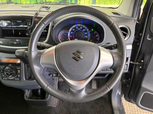 ワゴンＲスティングレー Ｘ　禁煙車　ＨＩＤヘッド　純正１４インチＡＷ　スマートキー　オートエアコン　ＥＴＣ　エネチャージ　革巻ステアリング　電動格納ドアミラー　アイドリングストップ　ＣＤオーディオ　ＵＳＢ／ＡＵＸ接続（11枚目）