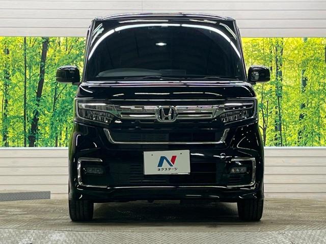 Ｎ－ＢＯＸカスタム Ｌターボ　禁煙車　８型ナビフルセグ　両側電動ドア　バックカメラ　ホンダセンシング　アダプティブクルーズ　パーキングセンサ　ＬＥＤヘッド　純正１５インチＡＷ　半革シート　シートヒーター　ＥＴＣ　Ｂｌｕｅｔｏｏｔｈ（14枚目）