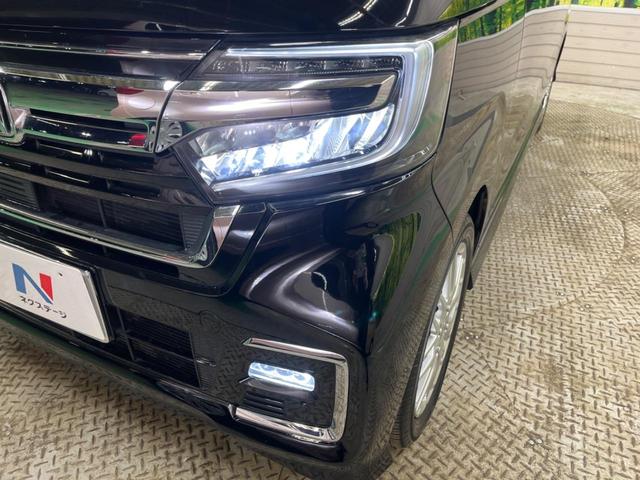 Ｎ－ＢＯＸカスタム Ｌターボ　禁煙車　８型ナビフルセグ　両側電動ドア　バックカメラ　ホンダセンシング　アダプティブクルーズ　パーキングセンサ　ＬＥＤヘッド　純正１５インチＡＷ　半革シート　シートヒーター　ＥＴＣ　Ｂｌｕｅｔｏｏｔｈ（53枚目）