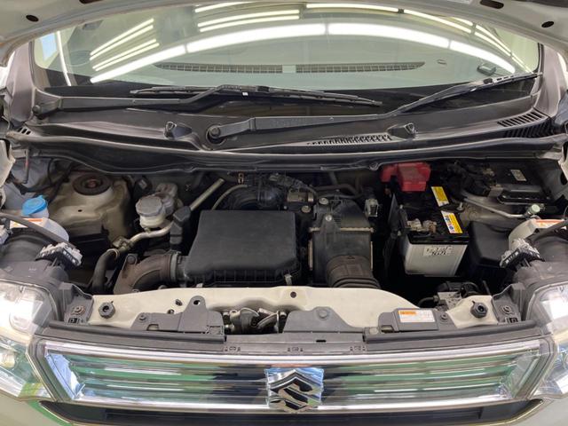 ワゴンＲスティングレー Ｔ　ターボ　禁煙車　ナビＴＶ　バックカメラ　レーダーブレーキサポート　ＨＩＤヘッド　純正１５インチＡＷ　シートヒーター　クルーズコントロール　Ｂｌｕｅｔｏｏｔｈ　革巻ステアリング　パドルシフト　ＤＶＤ再生（19枚目）