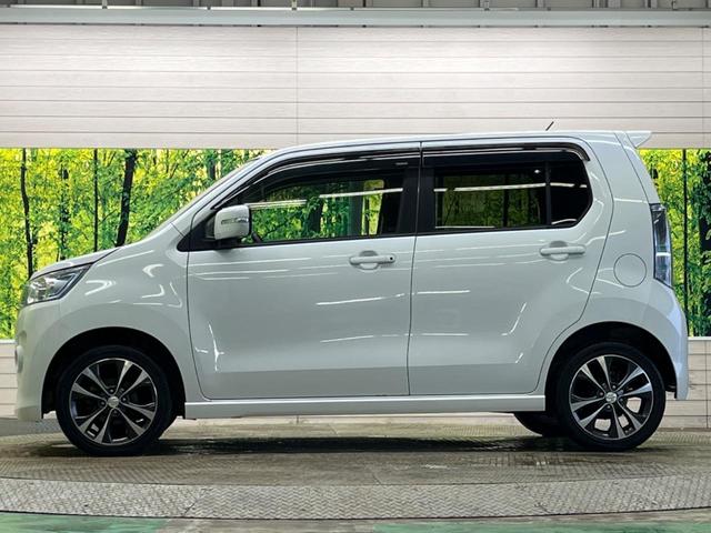 ワゴンＲスティングレー Ｔ　ターボ　禁煙車　ナビＴＶ　バックカメラ　レーダーブレーキサポート　ＨＩＤヘッド　純正１５インチＡＷ　シートヒーター　クルーズコントロール　Ｂｌｕｅｔｏｏｔｈ　革巻ステアリング　パドルシフト　ＤＶＤ再生（45枚目）