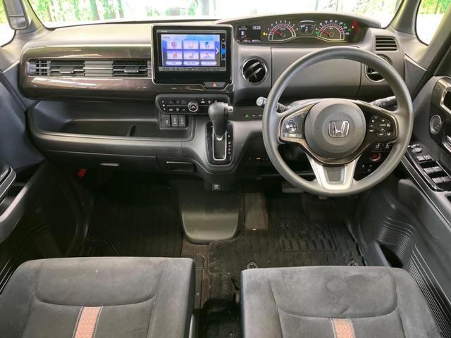 Ｎ－ＢＯＸカスタム Ｇ・ＥＸホンダセンシング　禁煙車　純正ナビフルセグ　両側電動ドア　バックカメラ　アダプティブクルーズ　ＬＥＤヘッド　純正１４インチＡＷ　ＥＴＣ　Ｂｌｕｅｔｏｏｔｈ　スマートキー　オートエアコン　後席サンシェード　８スピーカー（2枚目）