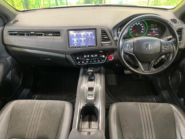 ヴェゼル ハイブリッドＲＳ・ホンダセンシング　純正８インチナビ　バックカメラ　ホンダセンシング　レーダークルーズ　禁煙車　コンフォートビューＰＫＧ　スマートキー　ＬＥＤヘッド　シートヒーター　ＥＴＣ　純正１８インチアルミ（2枚目）