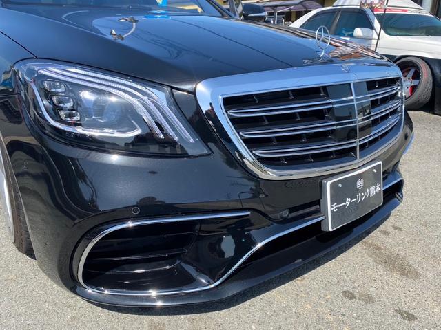 Ｓ５５０ロング　ＡＭＧライン　後期Ｓ６３仕様　エアーメクスト新品エアサス　アライメント調整済み　ロリンザー２１ＡＷ　ＡＭＧスタイル４本出しノーマルマフラー　Ｓ６３バンパー　パワートランク　ダブルサンルーフ(22枚目)