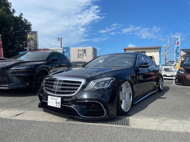 Ｓクラス Ｓ５５０ロング　ＡＭＧライン　後期Ｓ６３仕様　エアーメクスト新品エアサス　アライメント調整済み　ロリンザー２１ＡＷ　ＡＭＧスタイル４本出しノーマルマフラー　Ｓ６３バンパー　パワートランク　ダブルサンルーフ（38枚目）