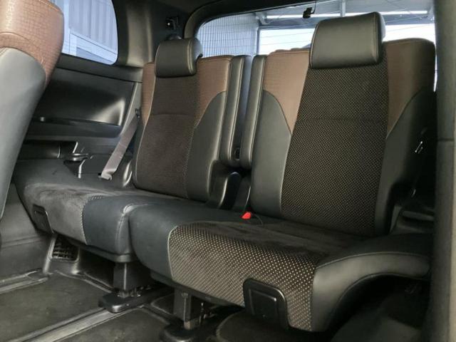 アルファード Ｓ　Ａパッケージタイプブラック　サンルーフ／保証書／社外　１１インチ　ＳＤナビ／フリップダウンモニター　社外　１０．２インチ／両側電動スライドドア／シート　ハーフレザー／電動バックドア／ドライブレコーダー　前後　バックカメラ　ＥＴＣ（19枚目）