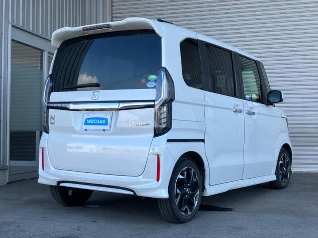 Ｎ－ＢＯＸカスタム Ｇ・Ｌターボホンダセンシング　新品タイヤ／保証書／社外　ＳＤナビ／ホンダセンシング／両側電動スライドドア／車線逸脱防止支援システム／シート　ハーフレザー／ヘッドランプ　ＬＥＤ／Ｂｌｕｅｔｏｏｔｈ接続／ＥＴＣ／ＥＢＤ付ＡＢＳ　ターボ（3枚目）