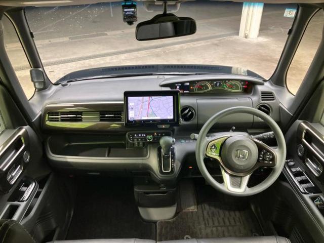 Ｎ－ＢＯＸカスタム Ｇ・Ｌホンダセンシング　社外　９インチ　ＳＤナビ／ホンダセンシング／両側電動スライドドア／シートヒーター　運転席／車線逸脱防止支援システム／パーキングアシスト　バックガイド／ドライブレコーダー　純正　衝突被害軽減システム（4枚目）