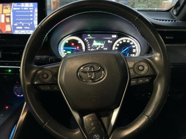 ハリアーハイブリッド Ｚレザーパッケージ　新品タイヤ／モデリスタエアロ／ＪＢＬ／保証書／ディスプレイオーディオ＋ナビ１２．３インチ／デジタルインナーミラー／トヨタセーフティセンス／シートヒーター　前席／パノラミックビューモニター　革シート（14枚目）