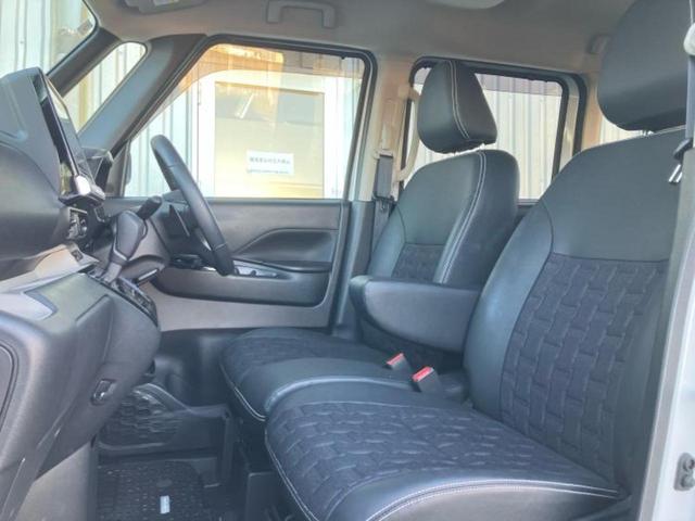 デリカミニ Tプレミアム 保証書/社外 10インチ SDナビ/デジタルインナーミラー/イーアシスト(ミツビシ)/両側電動スライドドア/シートヒーター 前席/全方位モニター/車線逸脱防止支援システム/シート ハーフレザー(7枚目)