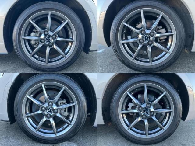 ロードスター ブラウントップ　新品タイヤ／ＢＯＳＥ／保証書／ディスプレイオーディオ／アイアクティブセンス（マツダ）／シートヒーター　前席／シート　フルレザー／ドライブレコーダー　社外／ヘッドランプ　ＬＥＤ／ＵＳＢジャック　革シート（42枚目）