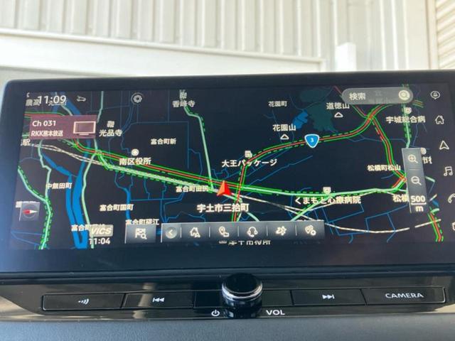 エクストレイル ４ＷＤ　Ｇ　ｅ－４ＯＲＣＥ　新品タイヤ／保証書／純正　１２．３インチ　メモリーナビ／インテリジェントルームミラー／エマージェンシーブレーキ／シートヒーター　全席／アラウンドビューモニター／車線逸脱防止支援システム　革シート（9枚目）