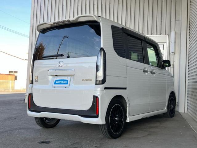 N-BOXカスタム ターボコーディネートスタイルモノトーン 新品タイヤ/純正 9インチ メモリーナビ/ホンダセンシング/両側電動スライドドア/シートヒーター 前席/シート フルレザー/ドライブレコーダー 社外/ヘッドランプ LED/Bluetooth接続(3枚目)